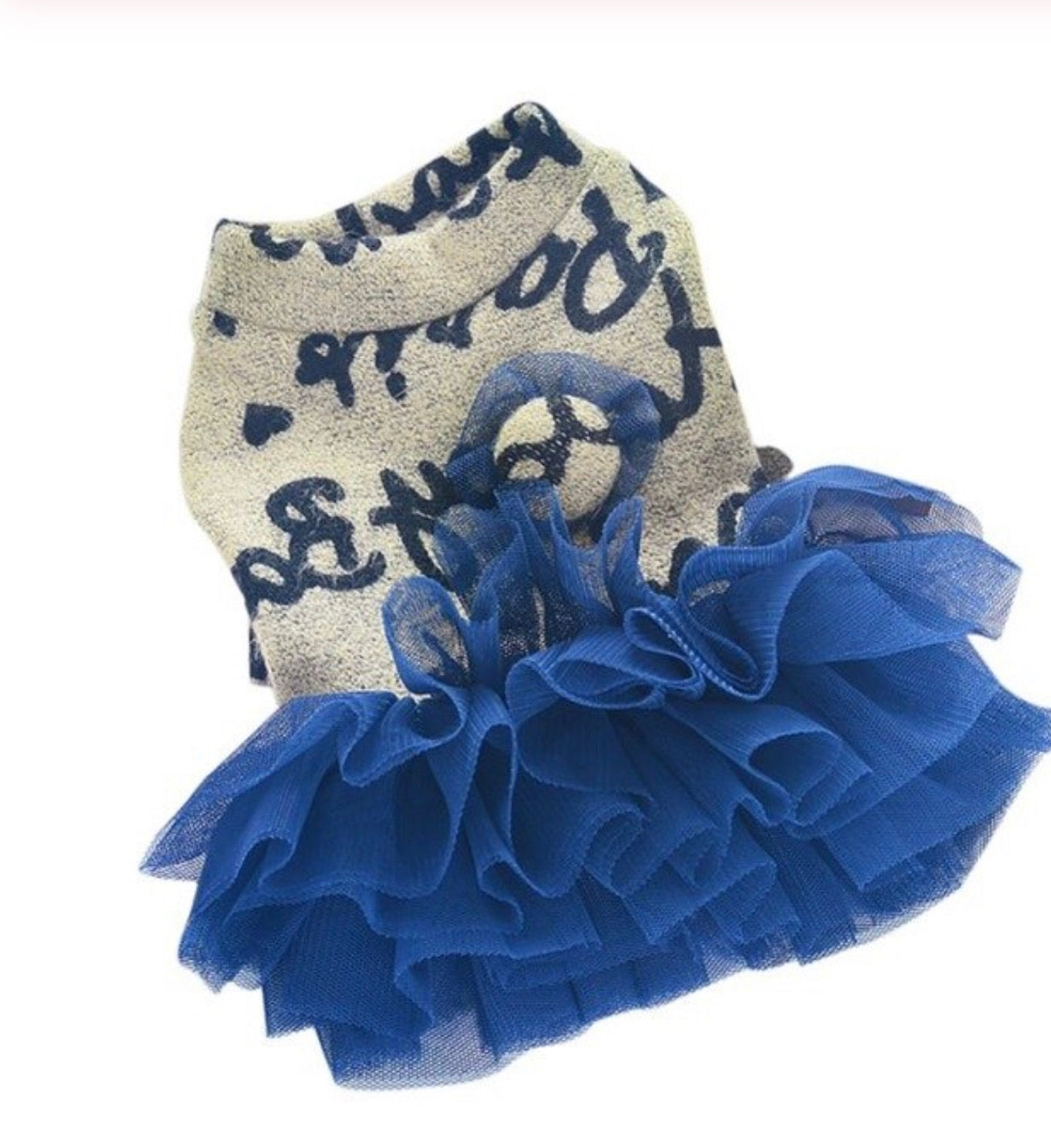 Dog and Cat Tutu Dresses for Pet Weddings and Holiday Winter Cute Pet Costume Dress